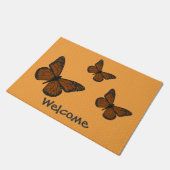 Doodled Monarch Deurmat (Schuin)