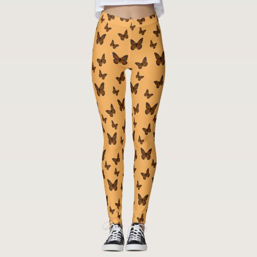 Doodled Monarch Leggings (Voorkant)