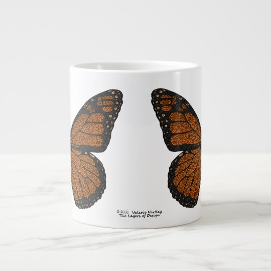 Doodled Monarch Specialty Mok (Voorkant)