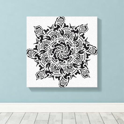 Doodlella Canvas Afdruk (Insitu (Houten vloer))