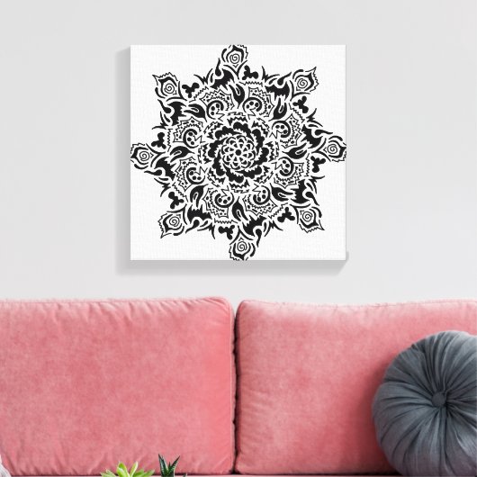 Doodlella Canvas Afdruk (Insitu (Woonkamer))