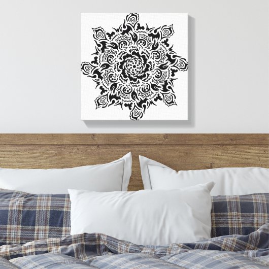 Doodlella Canvas Afdruk (Insitu (Slaapkamer))