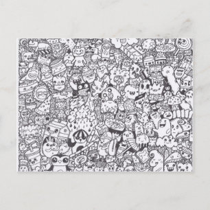 Doodlemania Briefkaart