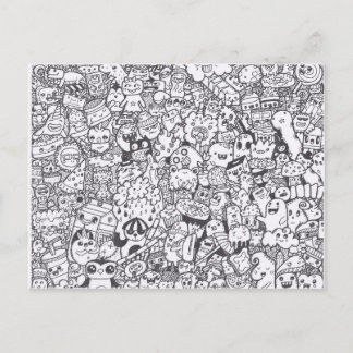 Doodlemania Briefkaart