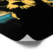 Doodlemoeder retro goldendoodle moeder moeders poster (Hoek)