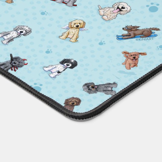 DoodleMoji Art Desk Mat (Hoek)