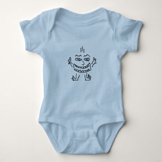 DoodleNut Wild karakter Creeper 0002 Romper (Voorkant)