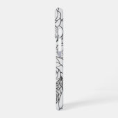 Doodleontwerp iPhone 16 Hoesje (Linkerkant)