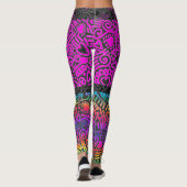 Doodlepatroon Broek Leggings (Achterkant)