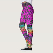 Doodlepatroon Broek Leggings (Links)