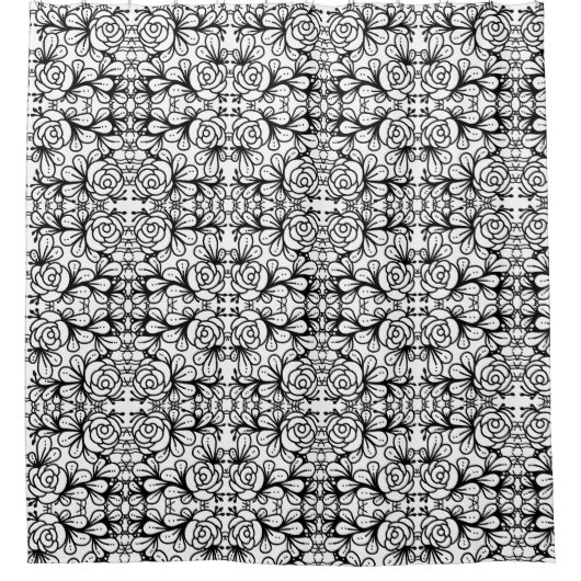 Doodleroses Douchegordijn (Voorkant)