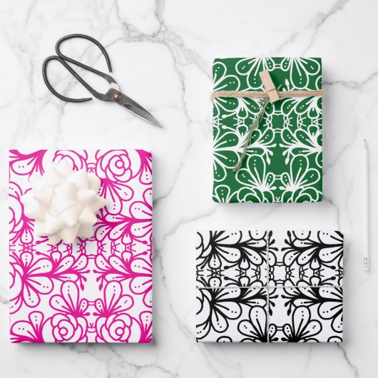 Doodleroses Inpakpapier Vel (Voorkant)