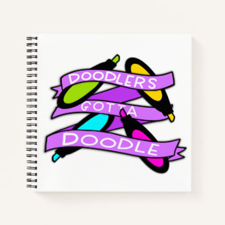 Doodlers Gotta Doodle Square-laptop Notitieboek