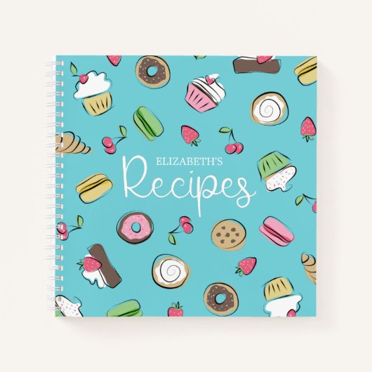Doodles als dessert | recepten voor gebakken produ notitieboek (Voorkant)