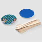 Doodles Black Blue and Lime Green Graduation Handwaaier (Niet-gemonteerd)