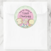 Doodles brood kaneel uit de keuken van ronde sticker (Tas)