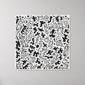 Doodles Canvas Afdruk (Voorkant)