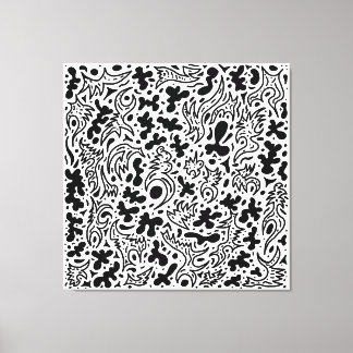 Doodles Canvas Afdruk