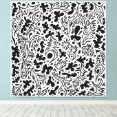 Doodles Canvas Afdruk (Insitu (Houten vloer))