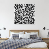 Doodles Canvas Afdruk (Insitu (Slaapkamer))