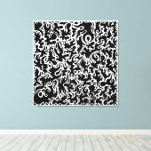 Doodles Canvas Afdruk (Insitu (Houten vloer))