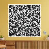 Doodles Canvas Afdruk (Insitu (Woonkamer))