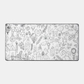 Doodles Collage Bureaumat (Voorkant)