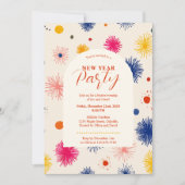 Doodles handgetekende Abstracte nieuwjaarsfeest Kaart (Voorkant)