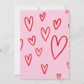 Doodles Handgetekende Zwart Witte Bruidegom Bruid Save The Date (Achterkant)