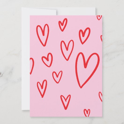 Doodles Handgetekende Zwart Witte Bruidegom Bruid Save The Date (Achterkant)