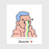 Doodles nft, Doodles nft opensea, Regenboogpuke Sticker (Vel)