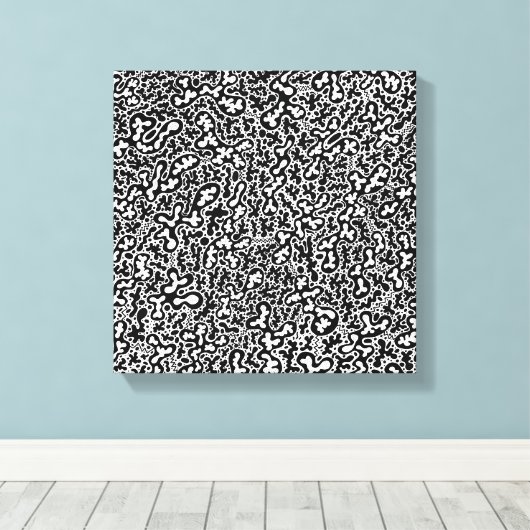 Doodles op Canvas (Insitu (Houten vloer))