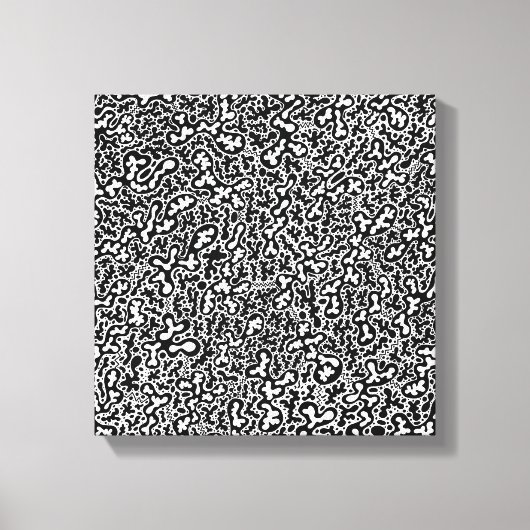 Doodles op Canvas Afdruk (Voorkant)