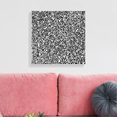 Doodles op Canvas Afdruk (Insitu (Woonkamer))