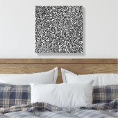 Doodles op Canvas Afdruk (Insitu (Slaapkamer))