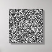 Doodles op Canvas Afdruk (Voorkant)