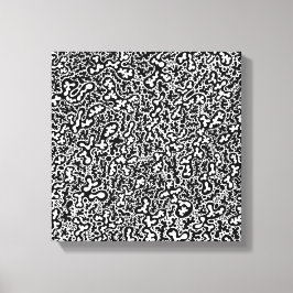 Doodles op Canvas Afdruk