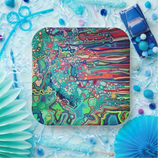 Doodles Papieren Bordje (Feest)