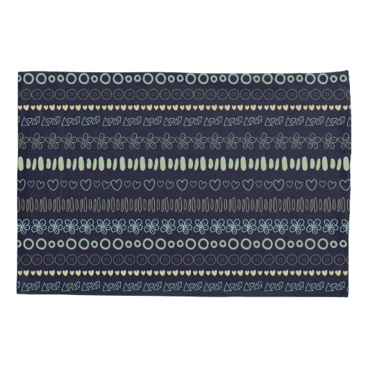 Doodles Pattern-kloosters Kussensloop (Achterkant)