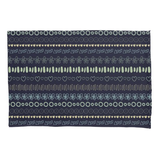 Doodles Pattern-kloosters Kussensloop (Voorkant)