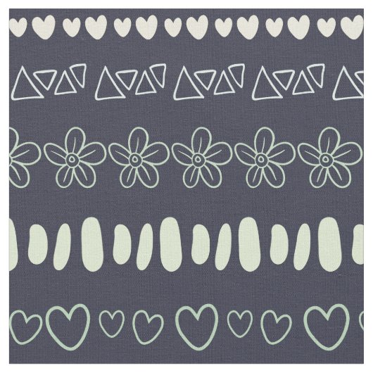 Doodles Pattern Stof (Close Up)