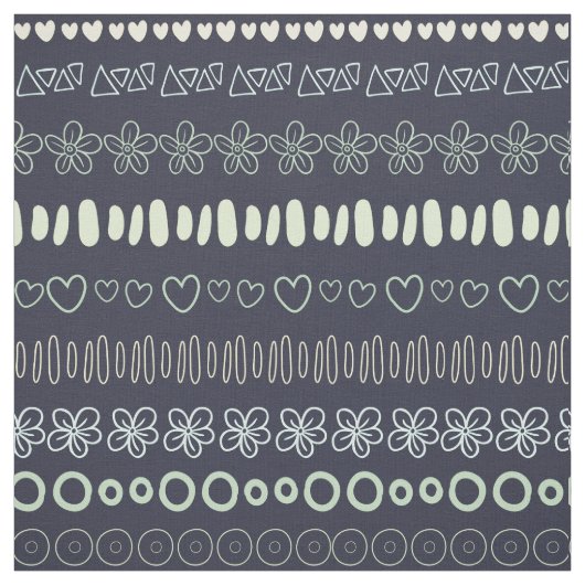 Doodles Pattern Stof (Swatch)