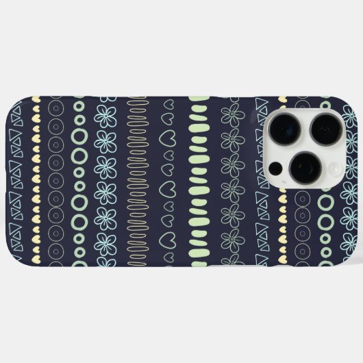 Doodles Pattern-telefoons Case-Mate iPhone Case (Achterkant (horizontaal))