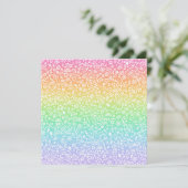 Doodles! Regenboogvlakke Kaart (Staand voorkant)
