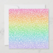 Doodles! Regenboogvlakke Kaart (Achterkant)