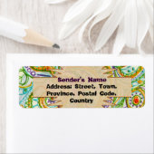Doodles Return Address Label (Insitu)