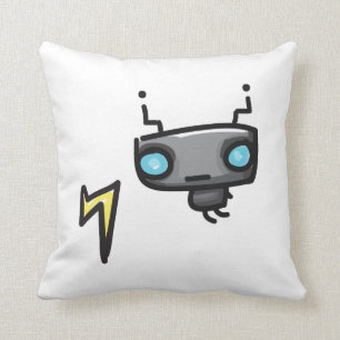 Doodles Robot Square Pillow Kussen