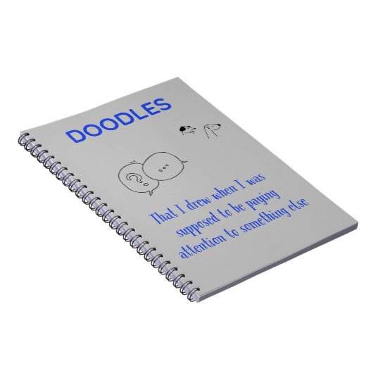Doodles Spiral Notitieboek (Rechterzijde)