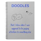 Doodles Spiral Notitieboek (Voorkant)