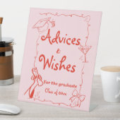 Doodles stijl Hand getrokken Afstuderen Adviezen & Reclamebord Met Voetstuk (Insitu)